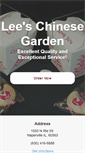 Mobile Screenshot of leeschinesegarden.com